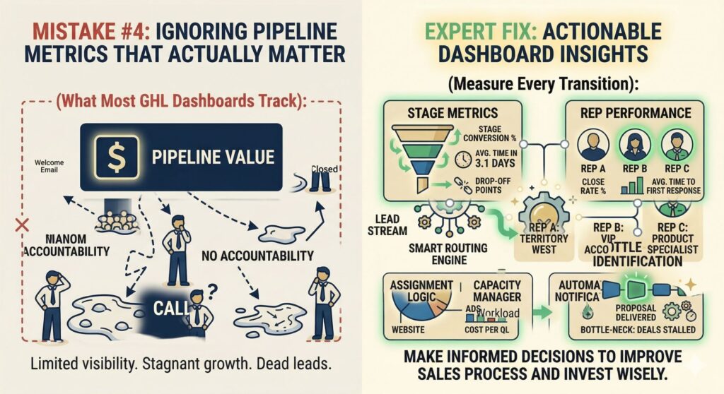 Comparison of no lead routing system vs smart automated lead assignment and routing process